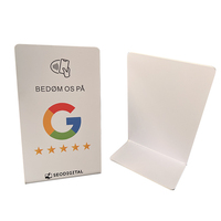 Placa NFC de Google para Mesa, Soporte NFC para Mesa, Tarjeta de Visita NFC, Placa NFC para Reseñas de Google para tu Negocio