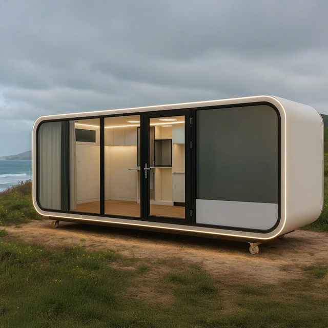Hot Sale Prefabricated Outdoor House Prefab Mobile Office Pod Apple Capsule House Hotel Cabin
