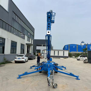 P-845, Telescopic Articulated Towable Boom mengangkat laba-laba 20m 200kg Aerial Manlift hidrolik Cherry Picker Spider Boom <span class=keywords><strong>Lift</strong></span> - Product Image 6