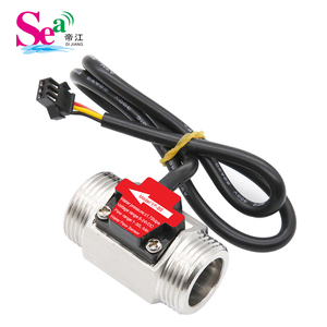 Sensor de Flujo Dijiang G3/4 Pulgadas, Medidor de Flujo de Acero Inoxidable 24V, Interruptor de Flujo de Turbina con Efecto Hall, Salida de Pulso 1-30LPM b5-s - Product Image 2