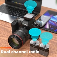 2.4G Plug & Play 31g 50m 6H Réduction intelligente du bruit K62 Microphone Lavalier à revers sans fil pour enregistrement vidéo d'appareil photo reflex numérique