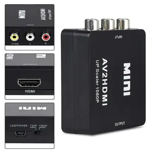 Prezzo di fabbrica convertitore da AV a HDMI 1080P convertitore da mini RCA a HDMI