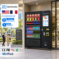 Distributeur automatique professionnel RUNYANG de boissons et de collations, à monnayeur, pour aliments et boissons