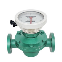 Medidor de Flujo de Combustible de Engranajes Elípticos de Alta Viscosidad 4-20mA 1.6Mpa con Pantalla LCD
