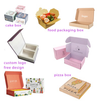 Boîte cadeau pliante en carton ondulé écologique et biodégradable, emballage personnalisé en carton, boîtes d'expédition en papier OEM avec logo