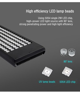 ไฟ LED สำหรับตู้ปลาแบบหรี่แสงได้ ฟูลสเปกตรัม พร้อมตัวตั้งเวลา สำหรับปะการัง ตู้ปลาทะเล และไฟส่องน้ำทะเล - Product Image 5