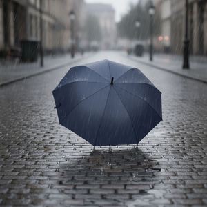 Parapluie droit personnalisé de marque, résistant au vent et à la pluie, avec impression de logo – Idéal pour les cadeaux - Product Image 4
