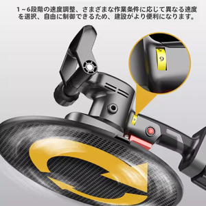 Machine de plâtrage de mur de batterie au lithium de truelle électrique portative transfrontalière pour le moteur étranger de poudre de mastic de béton - Product Image 2