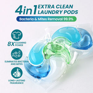12 กรัม/ชิ้น ซักผ้าแบบแคปซูลสูตรเข้มข้นพิเศษ 4-in-1 พลังซัก 8 เท่า กลิ่นดอกไม้และผลไม้ ขนาดทดลองแบบ Eco-Pack - Product Image 1