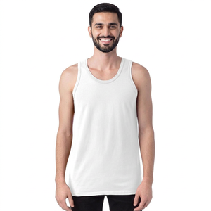 Mens Comfortable Casual Tank Top Hot Selling Breathable and <b>Light</b> Weight with Anti-Wrinkle Design Reasonable Price - Product Image 1