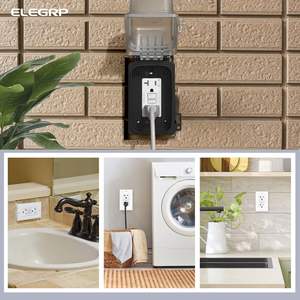 ELEGRP Pacote com 2 Tomadas GFCI 20 Amp, Interruptor de Circuito de Falha à Terra Resistente às Intempéries, Tomadas GFI com Indicador LED - Product Image 5