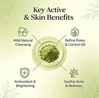 Poudre de feuilles de Qasil naturelle pure et extrait de Qasil de qualité cosmétique en vrac pour la vente en gros – Matière première pour les soins du visage