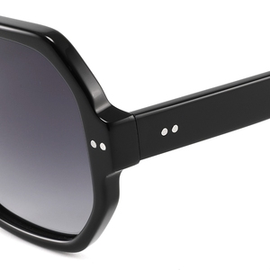 Gafas de Sol Unisex Cuadradas de Acetato, Montura Completa Color Carey, Protección UV400, Protección Solar para Adultos - Product Image 4
