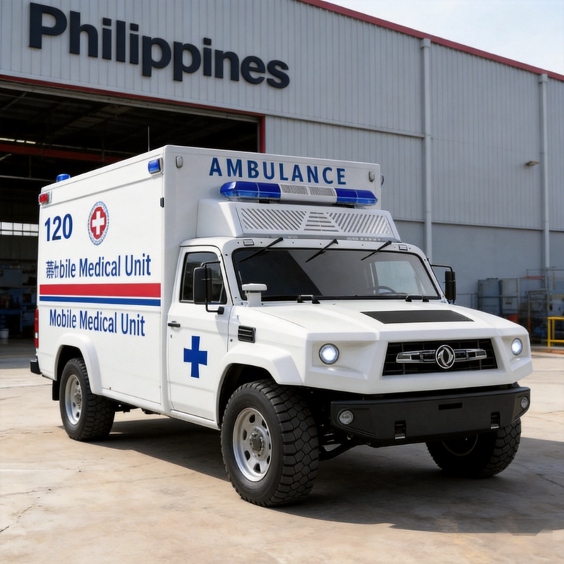 Hot Sale Heavy Duty Ambulance 4x4