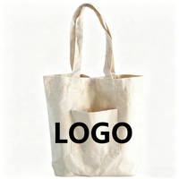 Sac fourre-tout en toile 100 % coton, très vendu, réutilisable et écologique, unisexe, avec poches, impression personnalisée pour les courses et l'usage quotidien.
