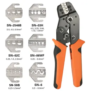 Conjunto de ferramentas de crimpagem Sn Series Catraca terminal crimper para conectores Sn-06 a Sn2546B