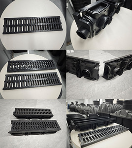 ช่องระบายน้ำพลาสติกรูปตัวยูสำหรับกลางแจ้งร่องระบายน้ำฝน - Product Image 5