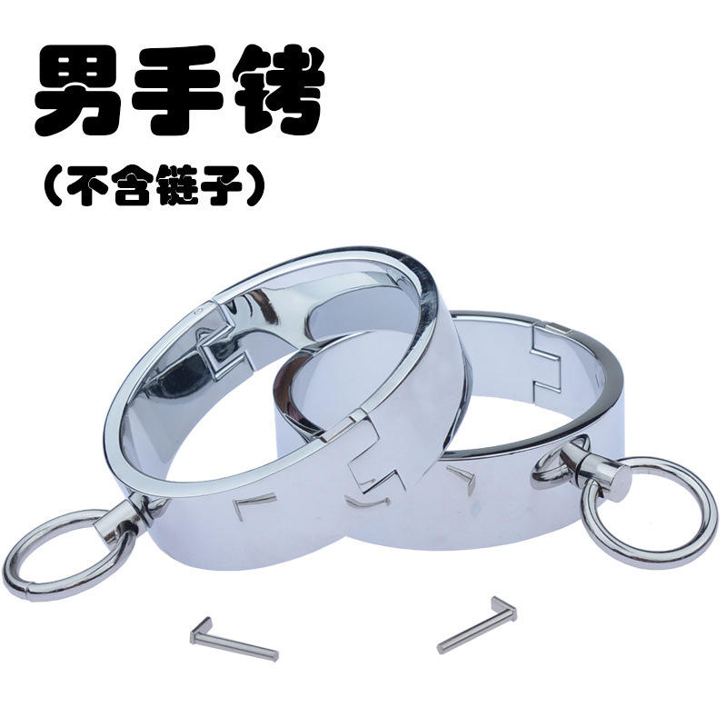 Round men's bracelet without chain