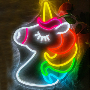 Letrero de Neón LED con Diseño de Unicornio, Letreros de Neón LED para Hogar, Oficina, Tiendas, Centros Comerciales, Hoteles, Empresas, Control Táctil, Decoración para Bodas y Bares - Product Image 3