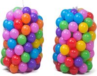 Boule d'océan élastique en plastique sans BPA de 5.5 cm pour enfants boules de fosse de piscine en vrac