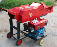Machine à couper le foin et les tiges agricoles à alimentation automatique, mini broyeur et mélangeur de paille pour l'alimentation animale