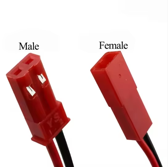 Wavelink Custom 2.5mm Pitch JST SYP-2 Pin Connector Wire to 110 Type Faston Terminal Cable Harness Assembly