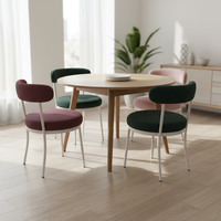 Chaise de réception empilable en tissu avec structure métallique, couleur noire ou blanche, pour mariage, événement ou restaurant