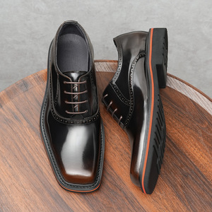 Men's genuine leather <b>shoes</b> men's casual <b>shoes</b> fashionable and breathable <b>shoes</b> wedding Oxford style <b>shoes</b> - Product Image 5