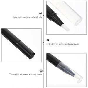 Bolígrafo de Aceite para Cutículas Personalizado con Logotipo, 1.5ml 2ml 3ml 5ml, Transparente/Negro/Blanco/Dorado/Plateado, Impresión Serigráfica, Cuidado de Uñas, Cosmético - Product Image 3