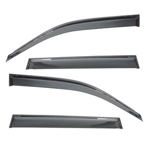 Accessoires automobiles : Pare-pluie et déflecteur de vent noir intégral pour vitres de portières de Toyota Prado FJ150 (2010-2020) - Product Image 1