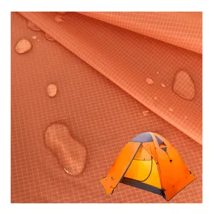 Tela de paracaídas para Hamaca, tela de silnailon 10D/15D/20D/30D ultraligera, tela impermeable de nailon Ripstop, tejido de tafetán