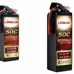 Bateria Lipo FPV Longkun de Alta Capacidade 6S 25C 22.2V 10000mAh para Drone/Bateria Lipo FPV - Product Image 1