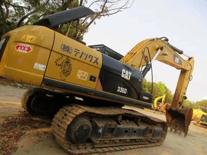 Excavateur d'occasion Cat 336 avec de faibles heures de travail Machines de construction du noyau du moteur Honda-Excavateur sur chenilles avec moteur à pompe à engrenages - Product Image 4