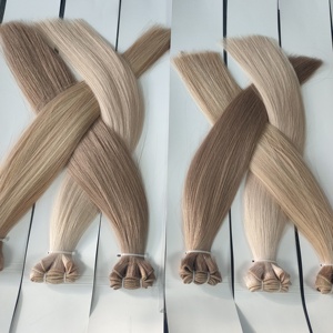 ต่อผมแท้แบบเครื่องจักรคุณภาพพรีเมียม Genius Weft Virgin Remy คุณภาพ 100% ผมแท้รัสเซียแบบเครื่องจักร - Product Image 5