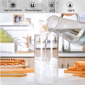 <span class=keywords><strong>Bocaux</strong></span> en verre avec couvercles en verre trempé et joints en silicone, récipients de stockage alimentaire <span class=keywords><strong>pour</strong></span> la cuisine, hermétiques, utilisables au micro-ondes, lot de 4 - Product Image 5