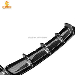 Accessoires de pièces automobiles pour <span class=keywords><strong>BMW</strong></span> série 3 F30 Diffuseur arrière Fibre de carbone Style MP Double échappement Diffuseur arrière Pare-chocs arrière - Product Image 5
