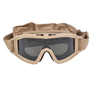 Gafas de seguridad tácticas de marco completo con lentes de policarbonato antivaho para protección contra el polvo en sitios de construcción - Product Image 3
