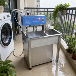 Thiết bị giặt giày tự động bán tự động bằng thép không gỉ, máy đánh bóng giày da, máy đánh bóng giày tự động thương mại - Product Image 6