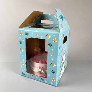 Sunshine Custom <b>Box</b> Printing Christmas Gift Cupcake Christmas <b>Box</b> Christmas <b>Packing</b> Cake <b>Box</b> - Product Image 3