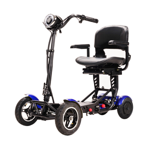 Scooter pliable pour personnes handicapées avec logo personnalisé KSM-905B, scooter électrique pour les voyages en plein air, fournisseur B2B - Product Image 2