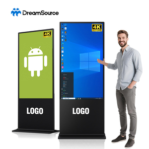 Kiosco con Pantalla Táctil 4K de 55 Pulgadas con Sistema Windows/Android, Pantalla LCD con Tecnología Táctil Infrarroja/Capacitiva para Publicidad en Tiendas Minoristas - Product Image 3