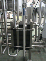 Pasteurisateur de sirop de chocolat utilisé Ligne de production de lait Équipement de pasteurisation de plaques Stérilisateur UHT laitier Pasteurisation de yaourt