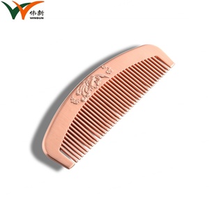 Hot Sale Custom Pocket Rose Gold Metal <b>Hair</b> <b>Comb</b> - Product Image 3