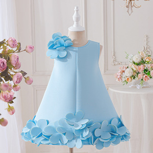 Nuevo Vestido de Niña de Flores para Fiesta de Cumpleaños, Primera Comunión, Boda, Ropa Infantil, Vestido de Fiesta para Niña - Product Image 6