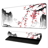 Besar tahan air kustom pencetakan Transfer panas Desktop diperpanjang bantalan Gaming alas Keyboard Mouse tikar dalam stok