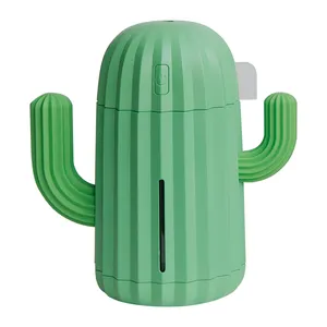 WYWD Korea Hot Sale Ultrasonic Cool Mist Humidifier Cactus Humidifier With 1200mAh Battery