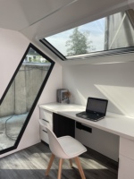 Cabines de bureau de jardin au design rond spécial, bureaux modulaires portables et cabines, kits de bureau à domicile