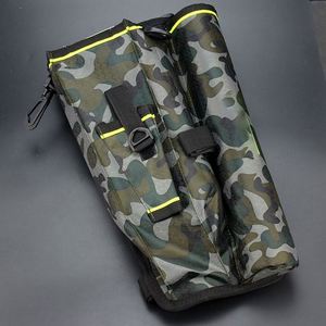 Bolsa de caña de pescar con mosca de fábrica BSCI con caja de almacenamiento de aparejos, funda de nailon multifunción, riñonera, bolsas de pierna, Camuflaje - Product Image 5