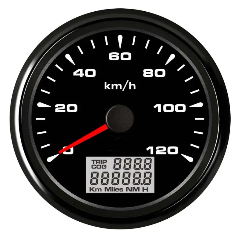 Motorfiets Scooter Gps Snelheidsmeter Kilometerteller 120 Km/h Met Dagteller Cog Gps Sensor