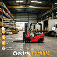 Chariot élévateur électrique JICHUAN avec longueur de fourche de 3,38 m, pneus pleins, capacité de 1,5 à 3,5 tonnes, déplaceur latéral électrique pour marchandises en conteneurs